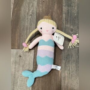 cuddle me luxury collection Knitted plush Mermaid Cassidy (2019) Nojo Baby NWT